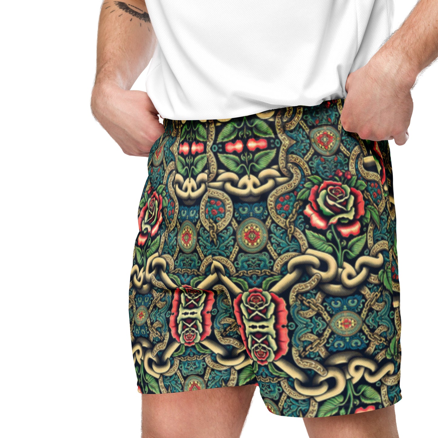 City Chain Rose Shorts